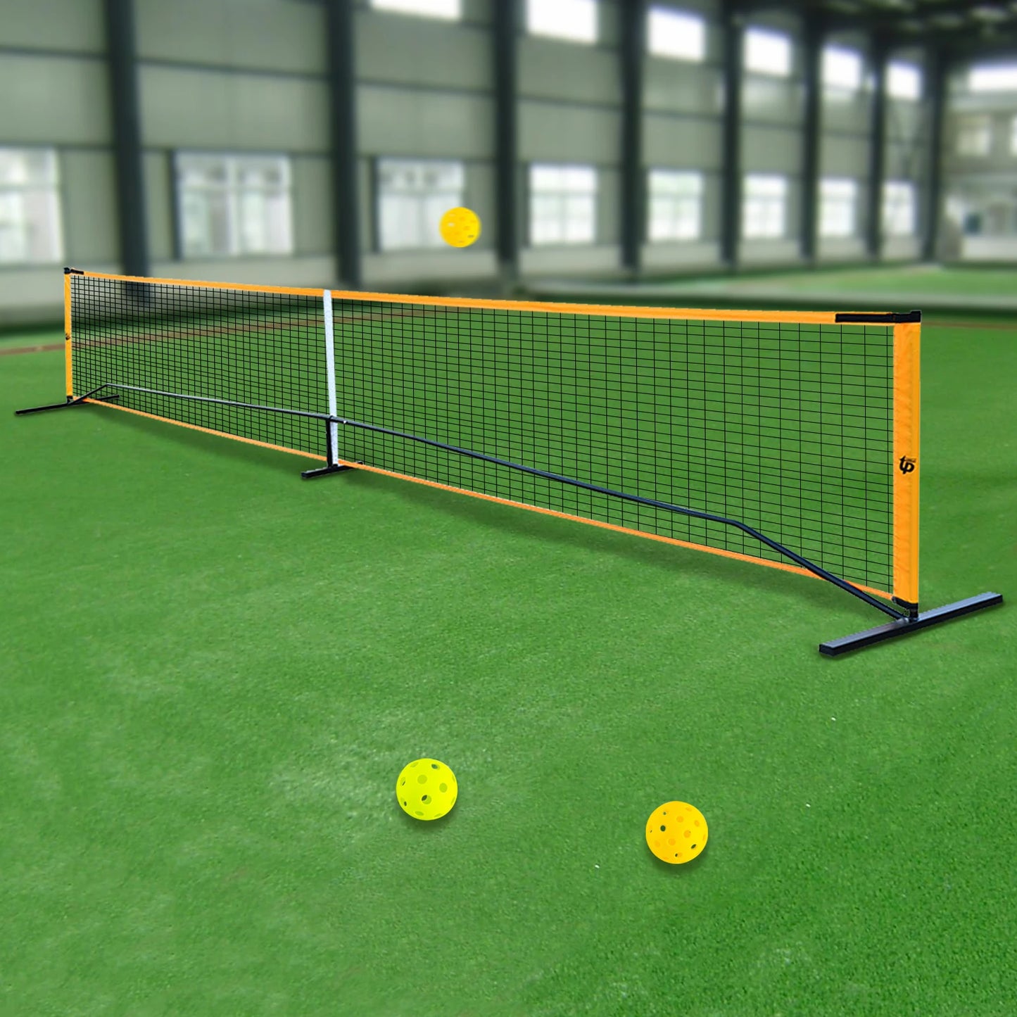 Portable Pickleball Net Set with 4 Pickleball Paddles Carry Bag