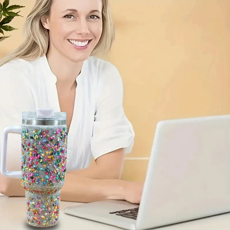 40oz 304 Stainless Steel Insulated Bottle With Handle