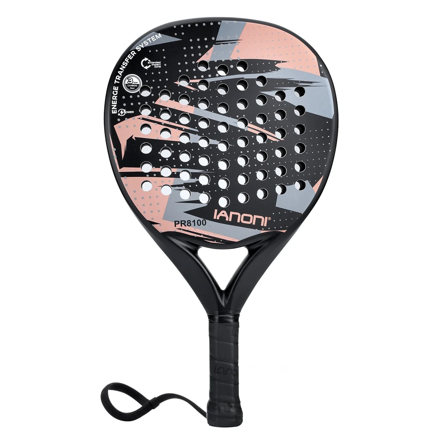 Padel Racket Carbon Fiber Surface with EVA Memory Flex Foam Coret