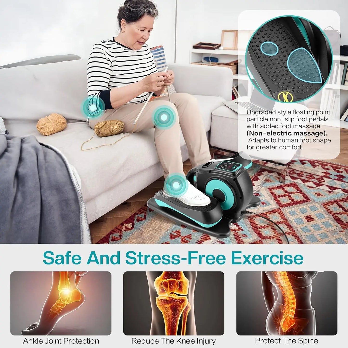 Universal Sports And Outdoors Under Desk Elliptical Machine