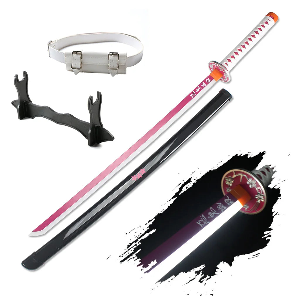 41 Inch Led Light Up Demon Slayer Sword Katana With Belt