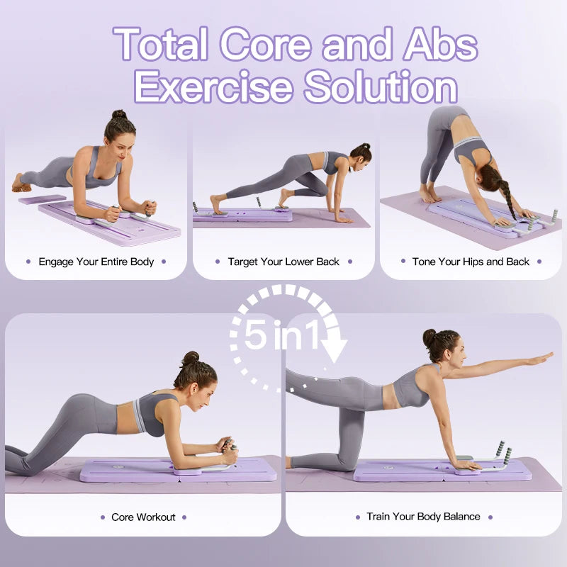 Ab Exercise Board Home Pilates Reformer Core Strength