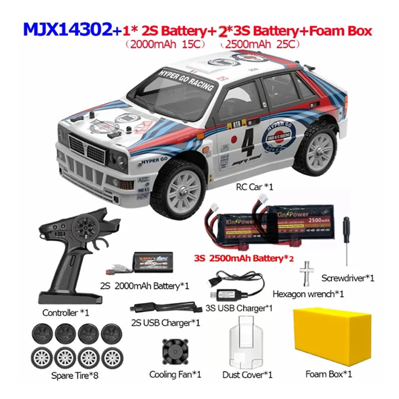 V2.0 Rc Car Brushless Motor Hyper Go 4wd Off-Road Vehicle