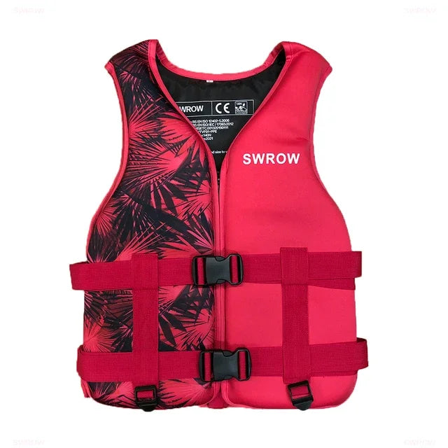 Neoprene Life Jacket for Adult Children New Water Sport Buoyancy Jacket Life Vest