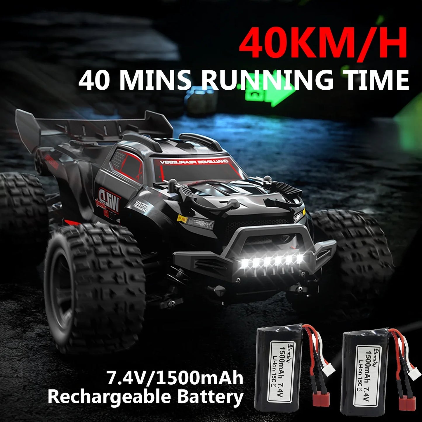 Offroad Beginner RC Car High Speed 40 Km/h Remote Control