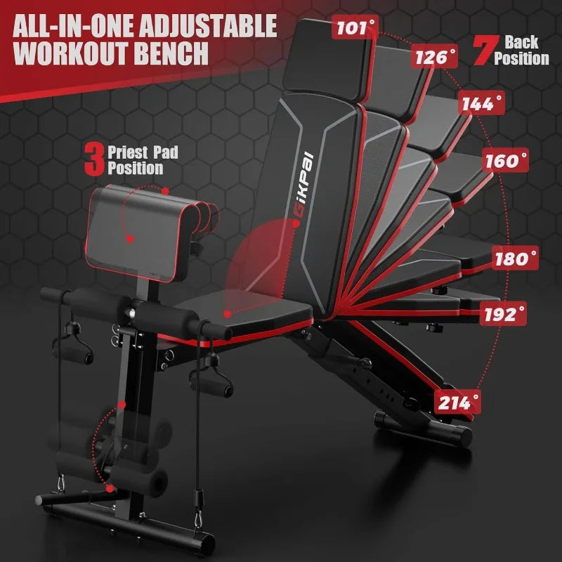 Universal Sports and Outdoors GIKPAL Adjustable Weight Bench
