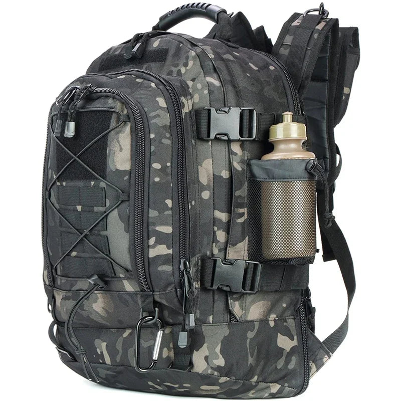 Male Travel Tactical backpack Expandable , 3 Day Assault Pack Rucksacks