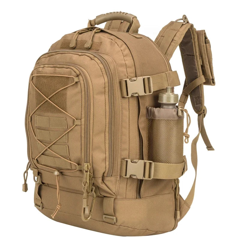 Male Travel Tactical backpack Expandable , 3 Day Assault Pack Rucksacks