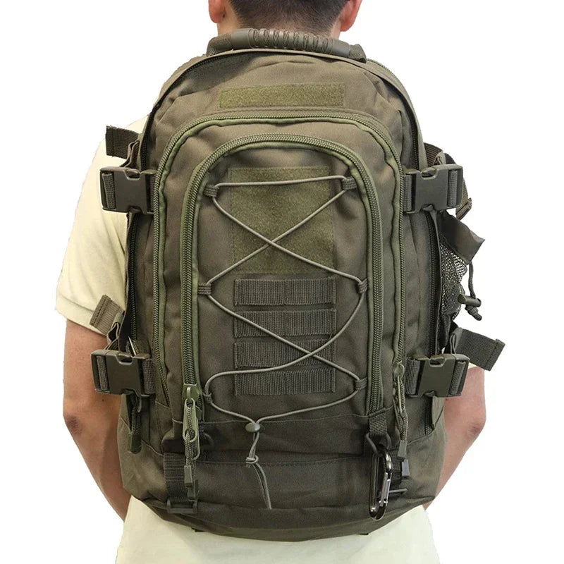 Male Travel Tactical backpack Expandable , 3 Day Assault Pack Rucksacks