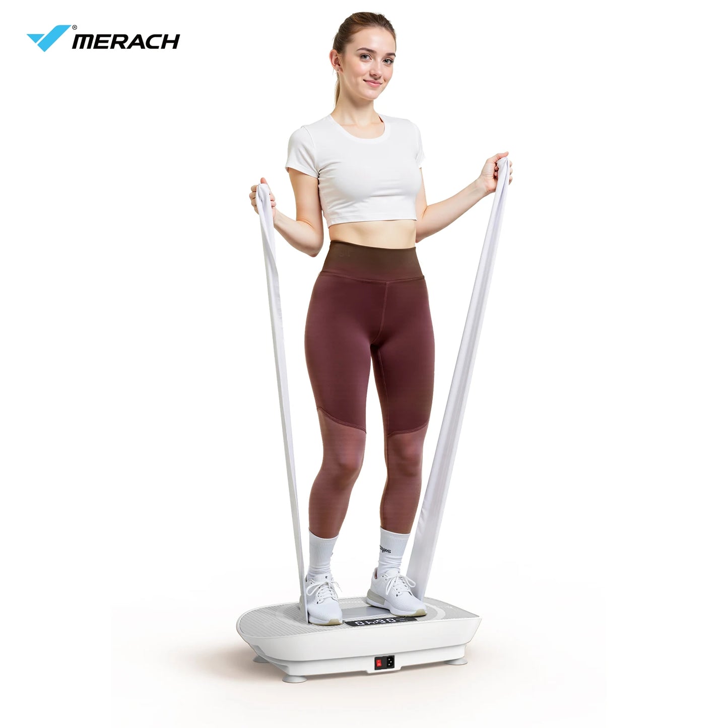 Merach Vibration Plate Whole Body Fitness Platform Trainer