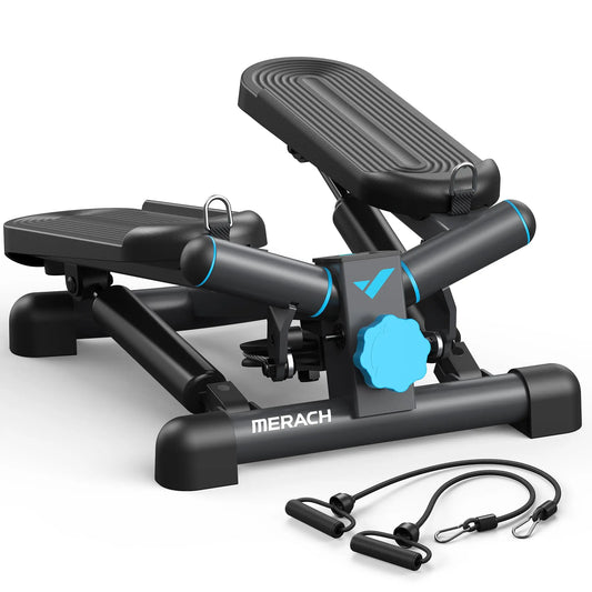 Mini Stepper Exercise Equipment with Resistance Band for Fitness
