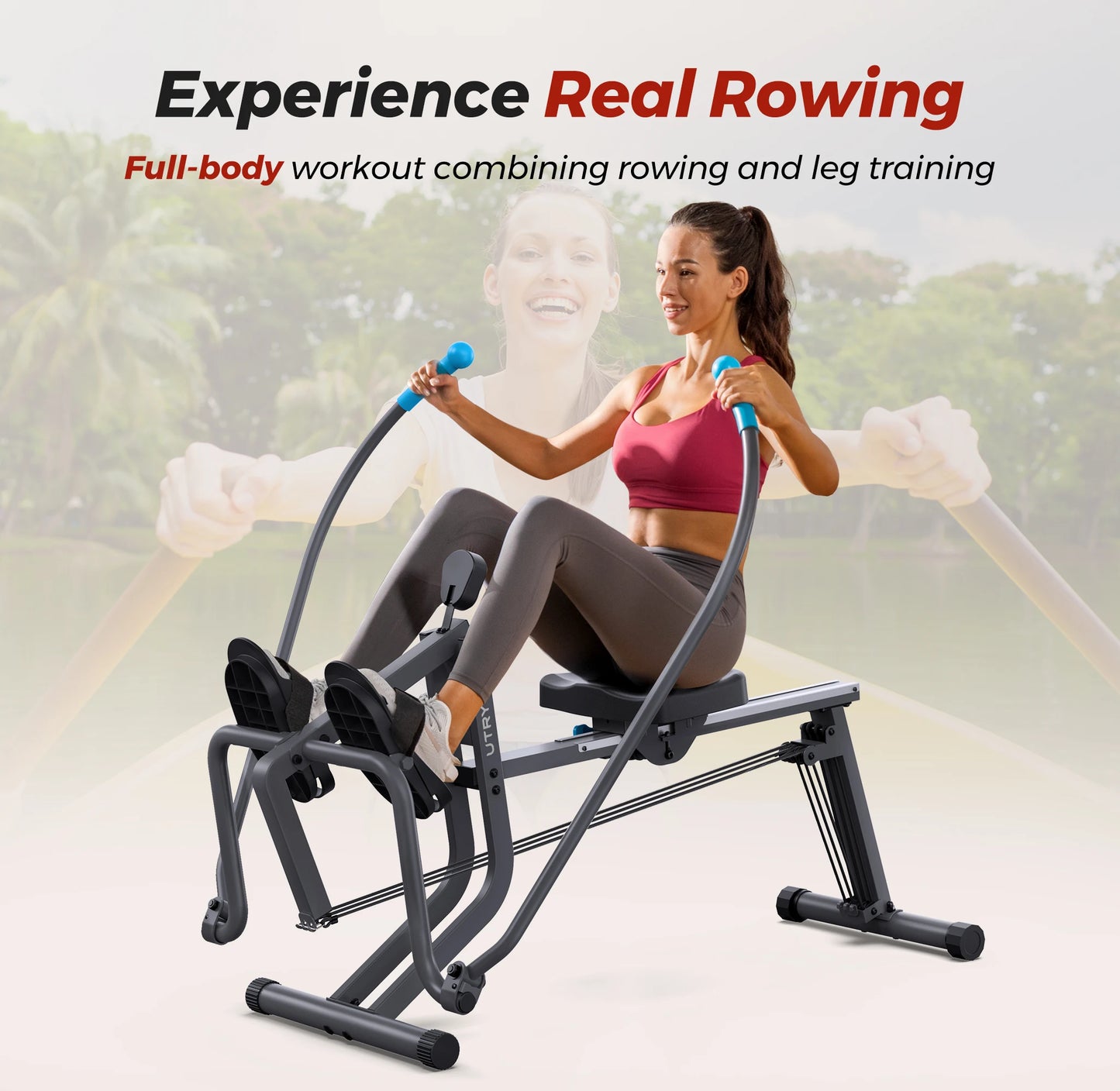 Universal Sports And Outdoors Magnetic Rowing Machine
