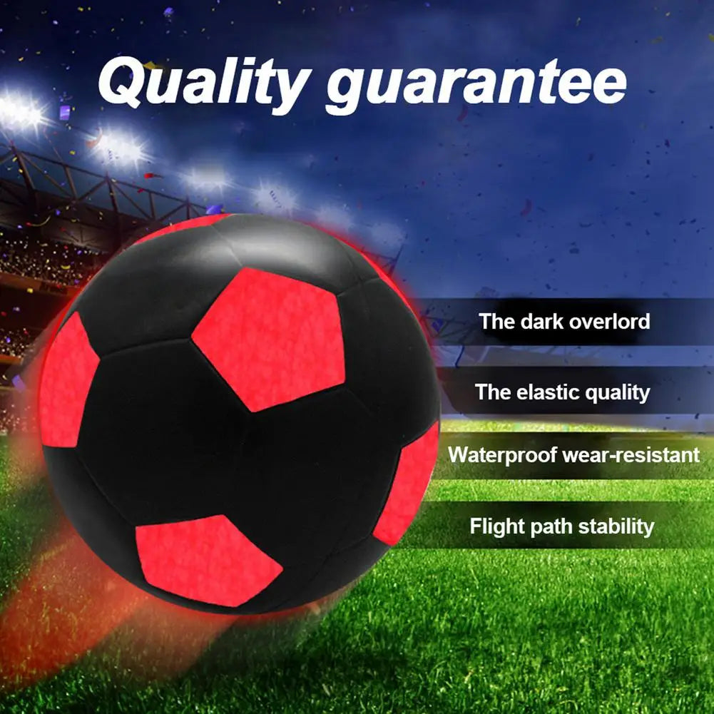 LED Football Night Training Glowing Soccer Ball Light Up