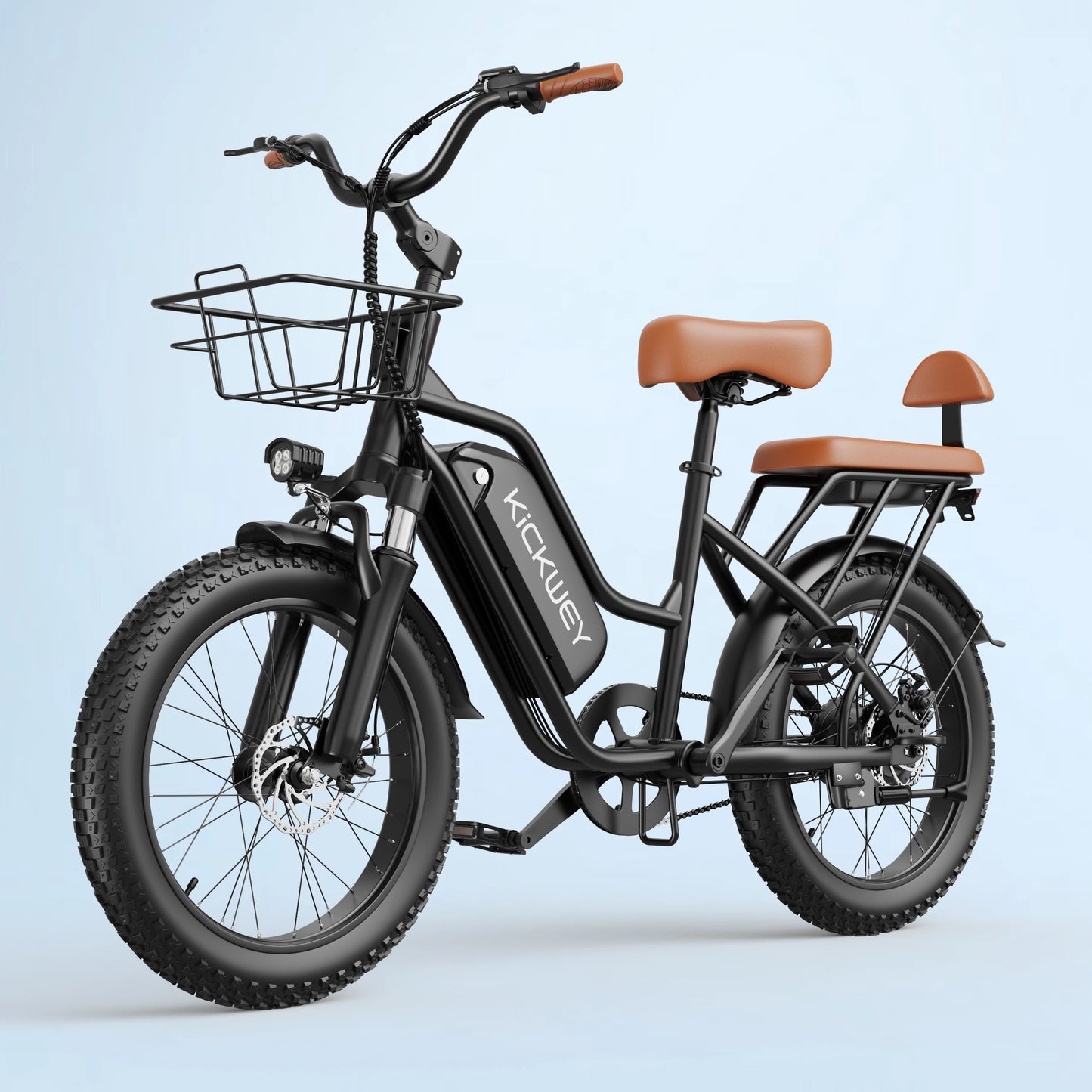 LD20 Electric Fat Tire E Bike 1500W Removable Battery
