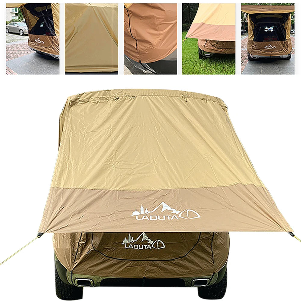 Outdoor Camping Car Tailgate Shade Awning Tent Waterproof