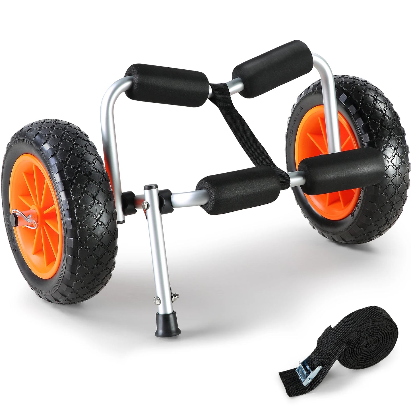 Kayak Cart 250lbs Foldable Canoe Trolley Cart 10 Inch Tires