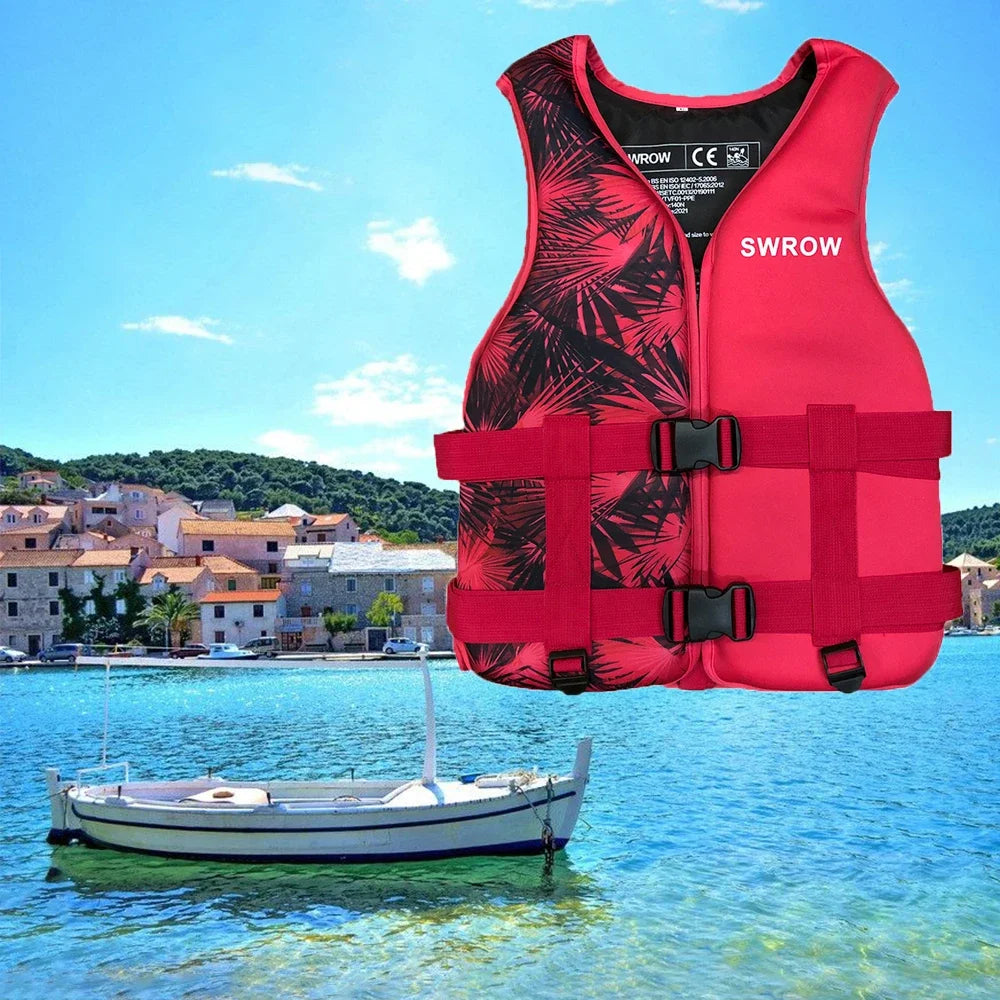 Neoprene Life Jacket for Adult Children New Water Sport Buoyancy Jacket Life Vest