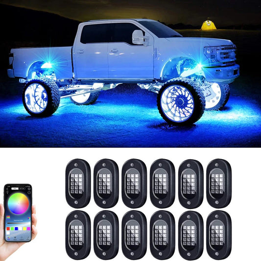 Car Underbody Lights Rock Lights Waterproof Underglow 12V
