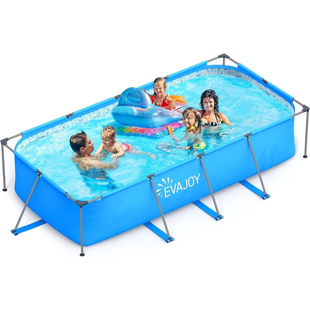 14ft X 7ft X 48in Metal Frame Pool With Pump Ladder