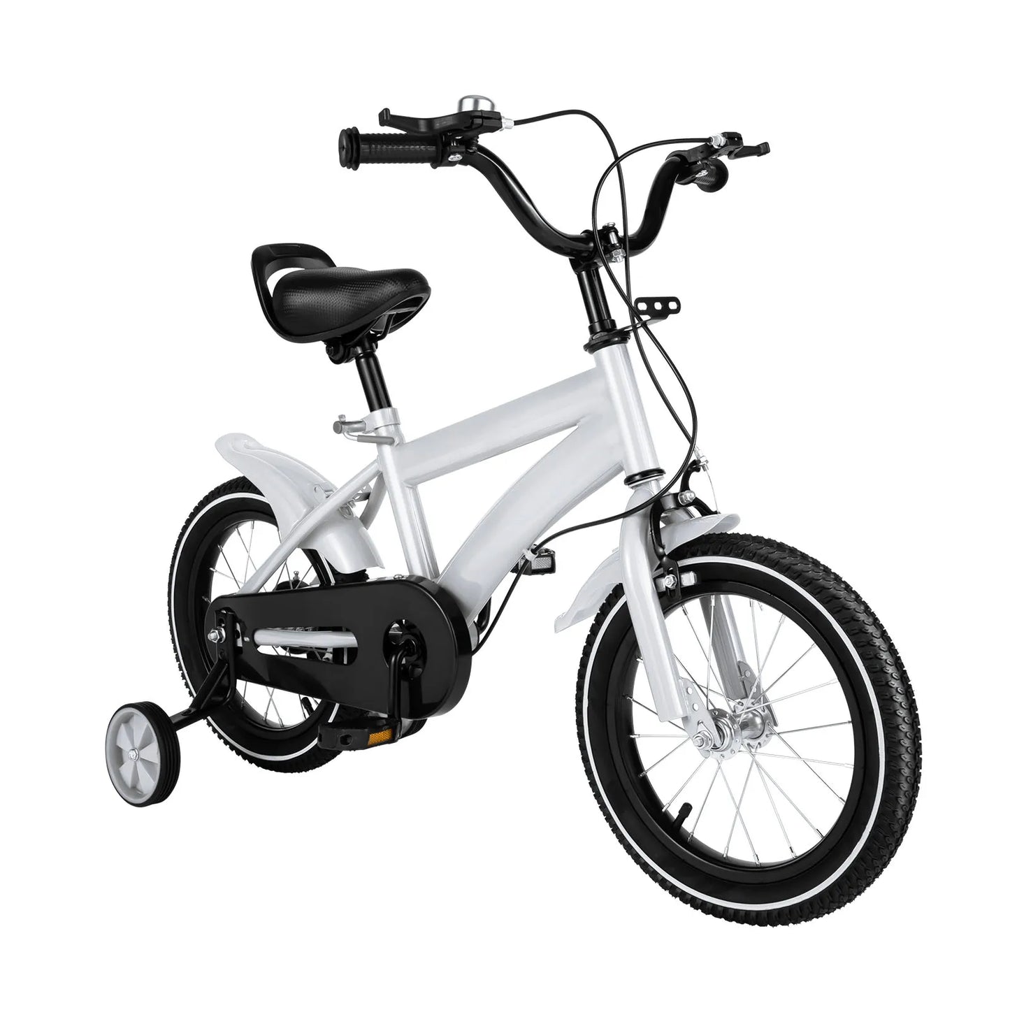 14 Inch Adjustable Kids Bike For Boys Girls Dual Brakes