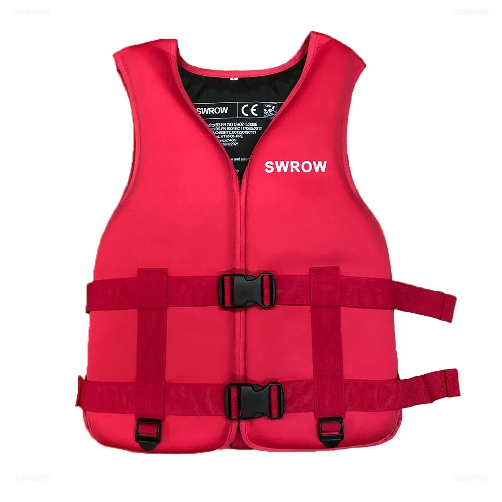 Neoprene Life Jacket for Adult Children New Water Sport Buoyancy Jacket Life Vest
