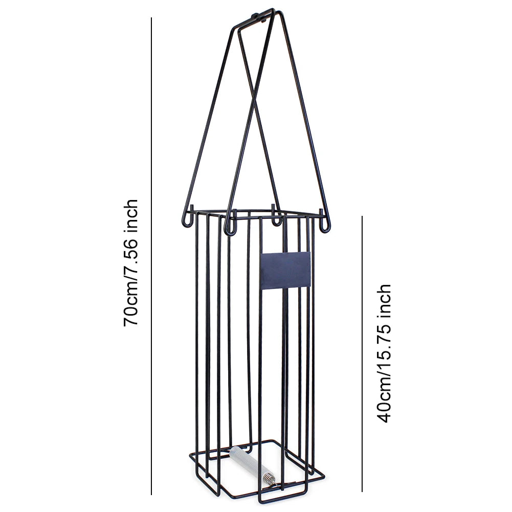 JOCESTYLE Tennis Ball Hopper With Handle 25 Ball Capacity