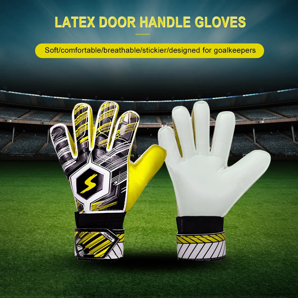 Soccer Goalkeeper Gloves Thickened Training Full Finger Protection