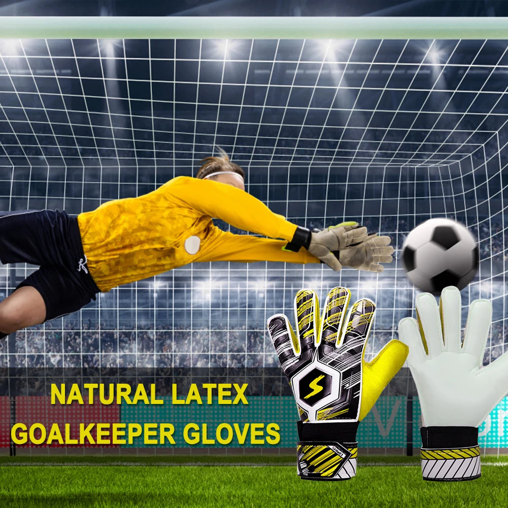 Soccer Goalkeeper Gloves Thickened Training Full Finger Hand Protection