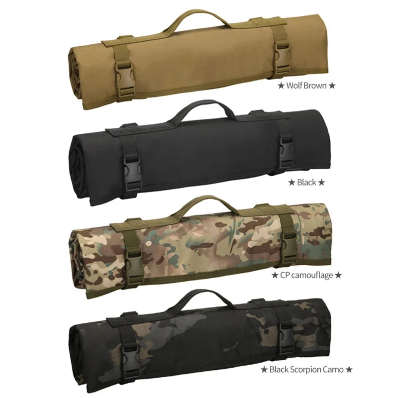 Outdoor Non-slip Shooting Training Mat Double-sided Waterproof Portable  Camping Pad