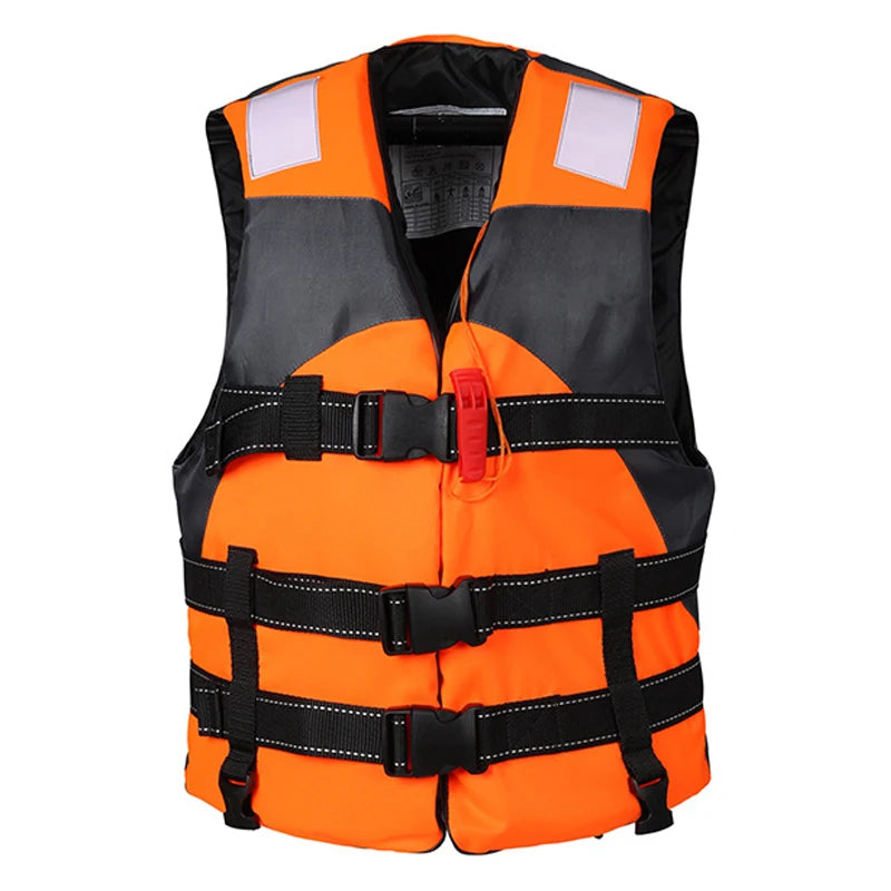 Life Vest with Whistle for Adults, Polyester, , Water Sports, Man Jacket