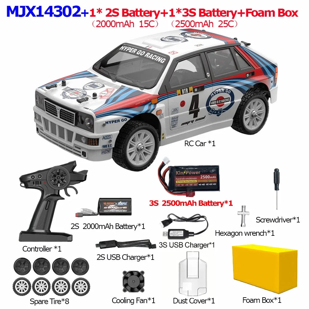 V2.0 Rc Car Brushless Motor Hyper Go 4wd Off-Road Vehicle