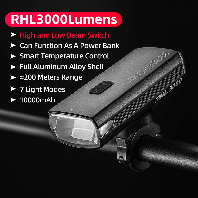 Universal Sports And Outdoors 3000LM Bike Light Type C