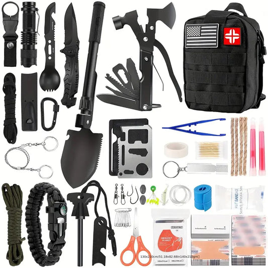 Hign Concerned Camping Survival First Aid Multitool Kit