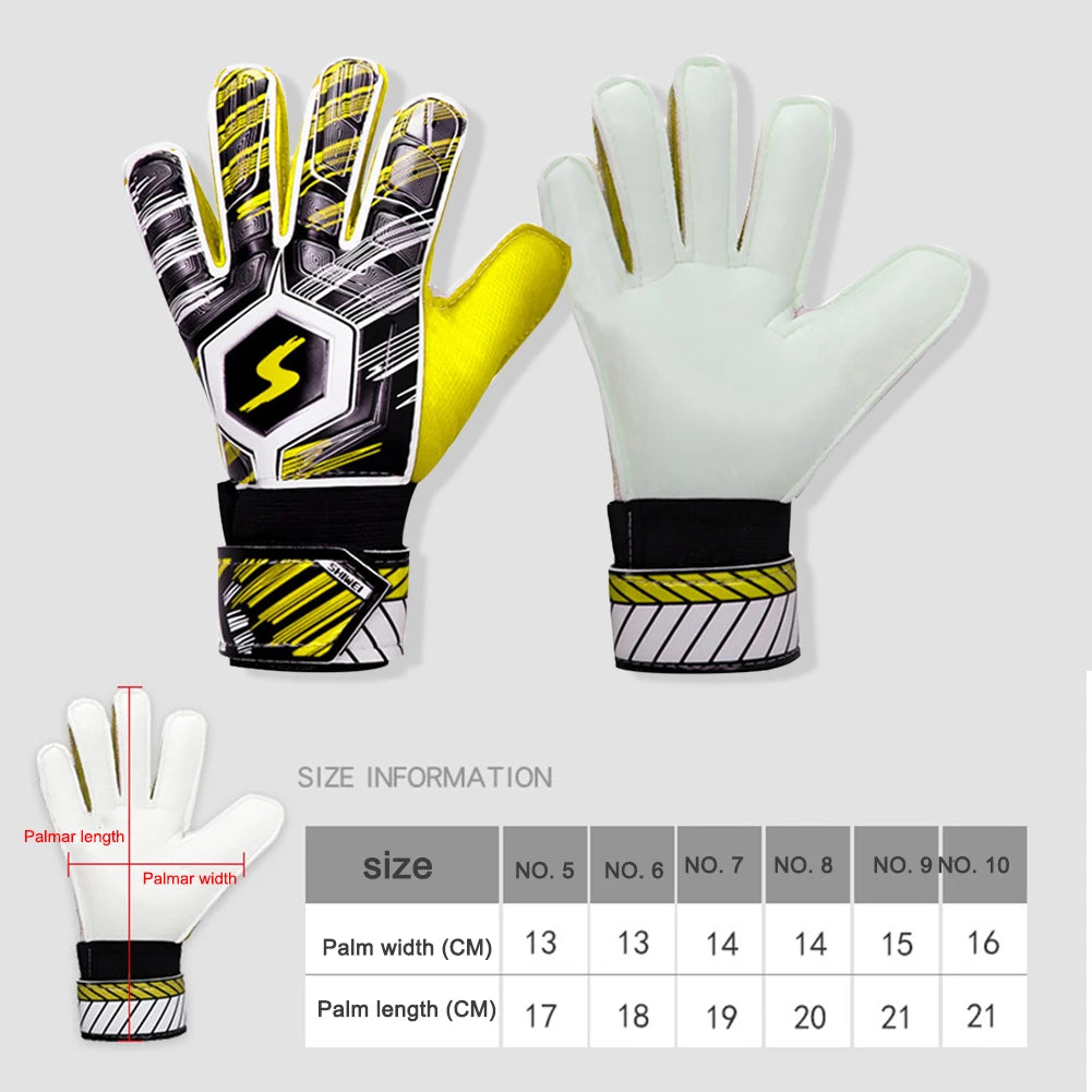 Soccer Goalkeeper Gloves Thickened Training Full Finger Protection