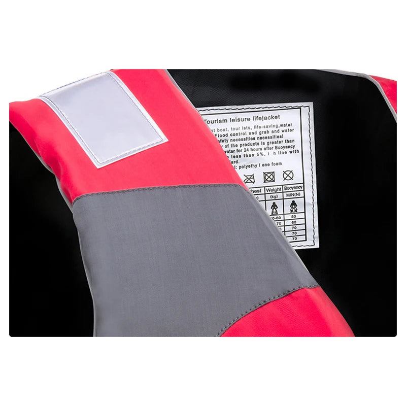 Life Vest with Whistle for Adults, Polyester, , Water Sports, Man Jacket