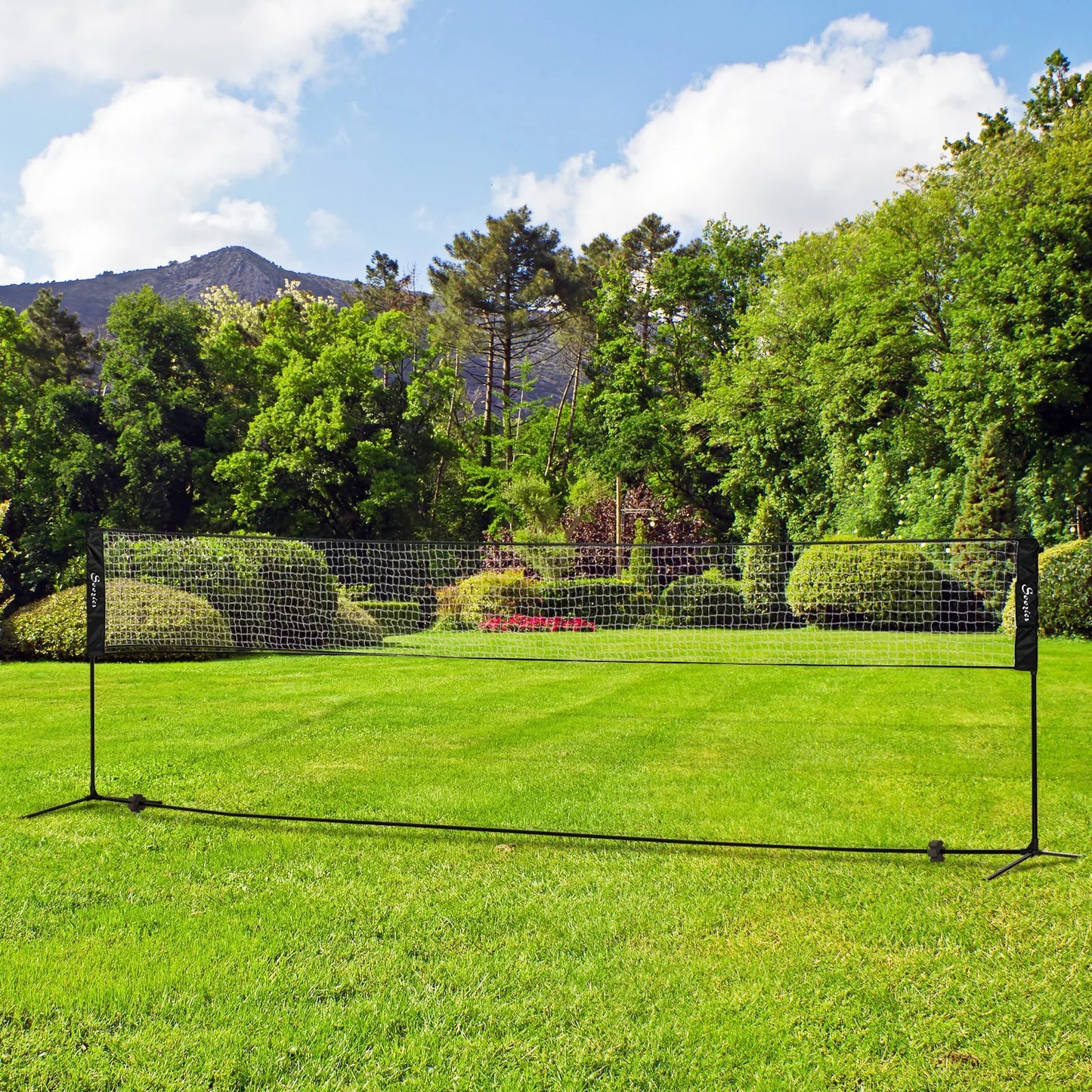 Soozier 17ft Badminton Set for Pickleball and Volleyball