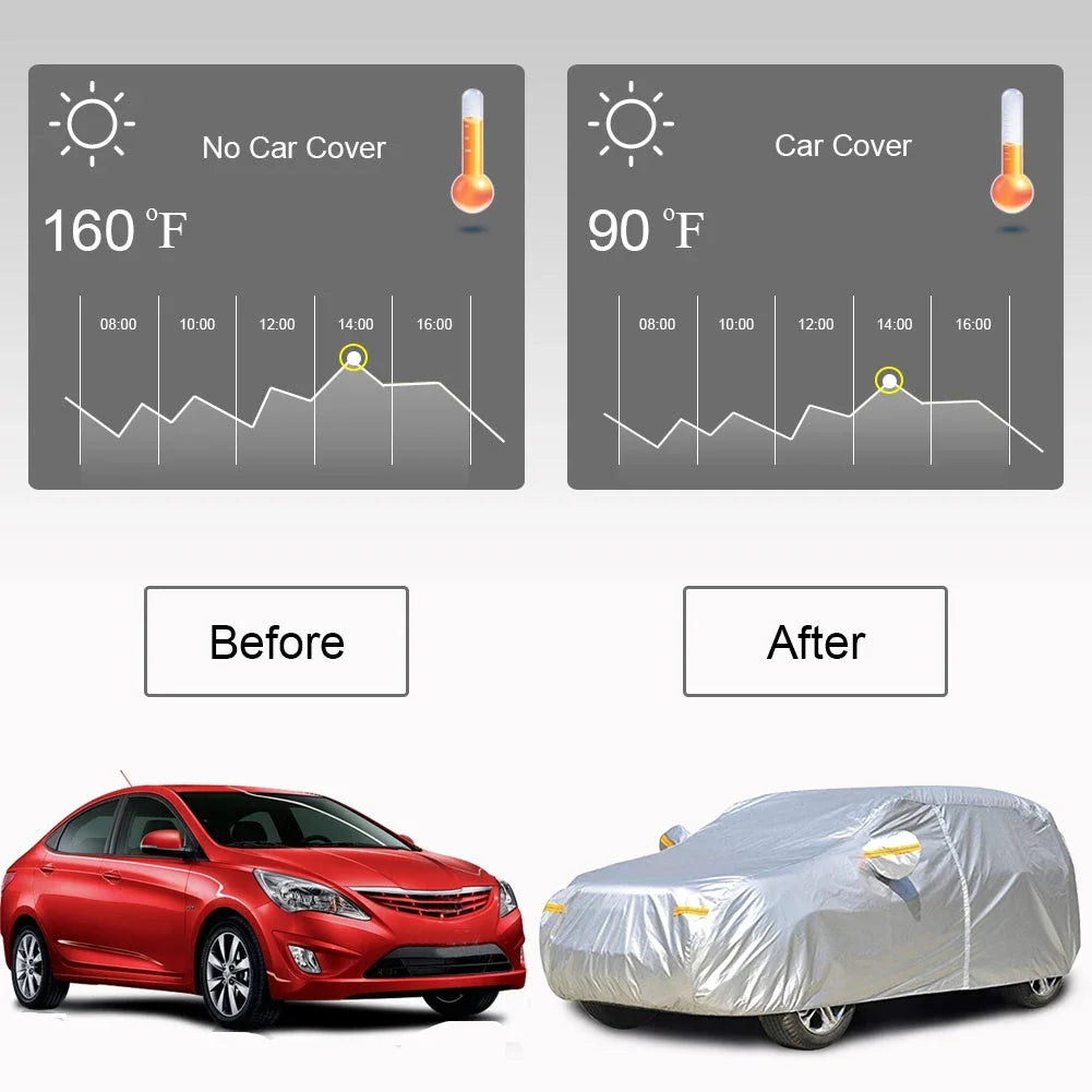 Universal SUV UV Protective Water Proof Full Car Covers