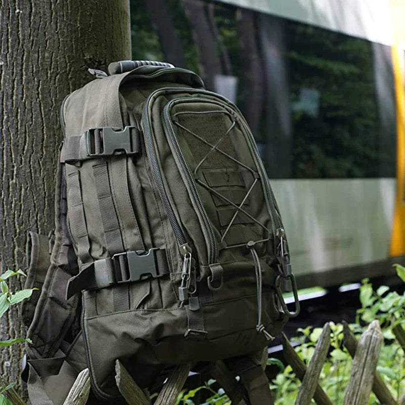 Male Travel Tactical backpack  Expandable , 3 Day Assault Pack Rucksacks