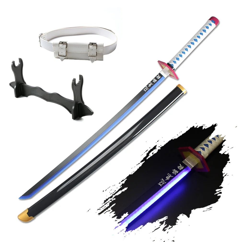 41 Inch Led Light Up Demon Slayer Sword Katana With Belt