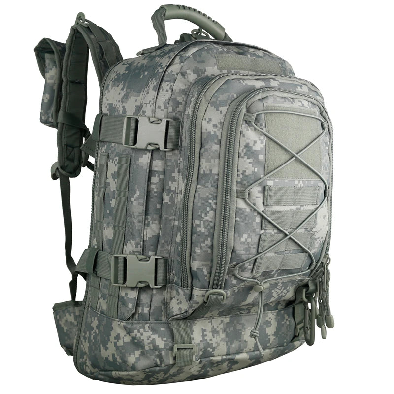 65L Outdoor Tactical Backpack for Men Unisex Hiking Bag Large Capacity Military Army Travel Camping Rucksack