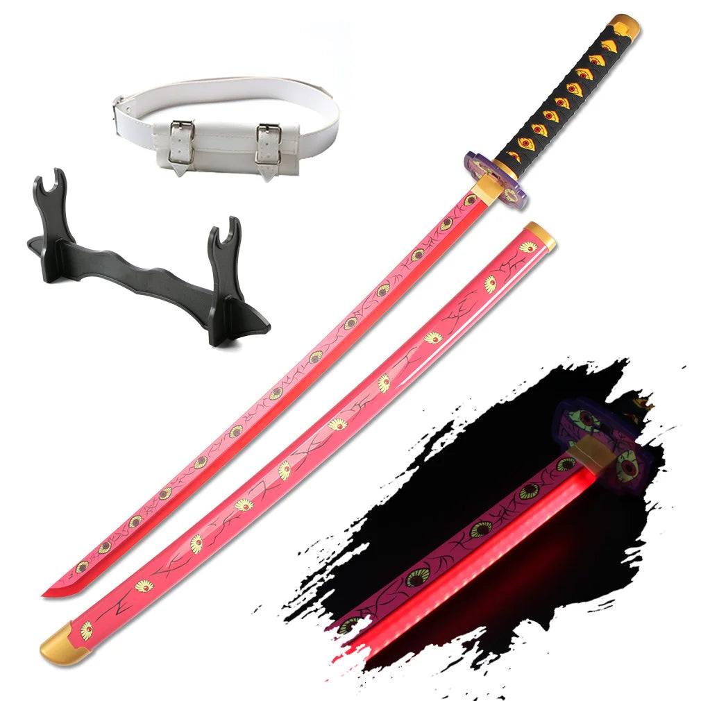 41 Inch Led Light Up Demon Slayer Sword Katana With Belt