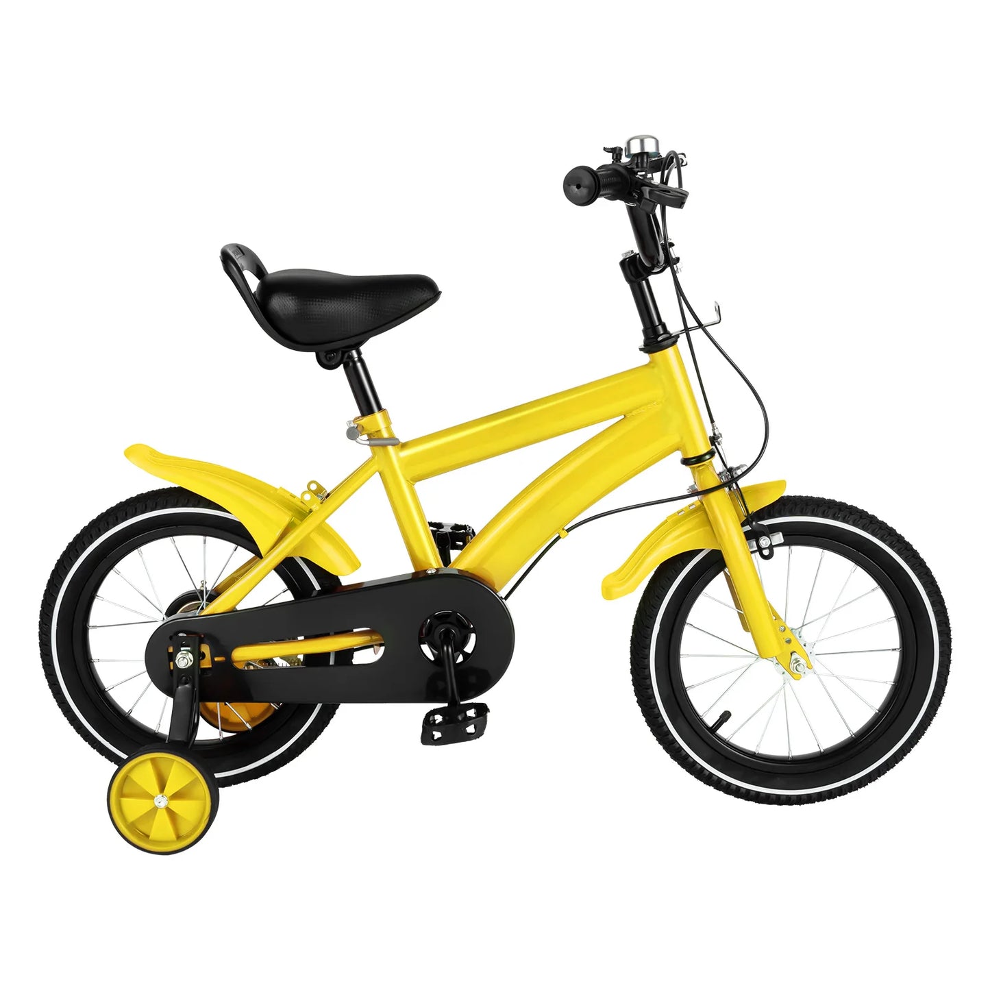 14 Inch Adjustable Kids Bike For Boys Girls Dual Brakes