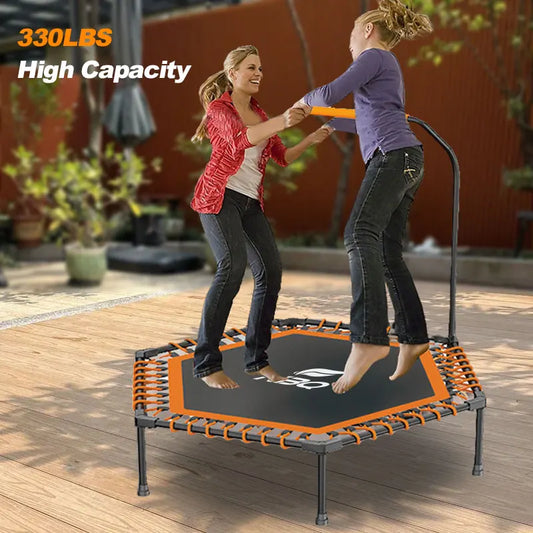 Adult Indoor Fitness Trampoline for Cardio Training