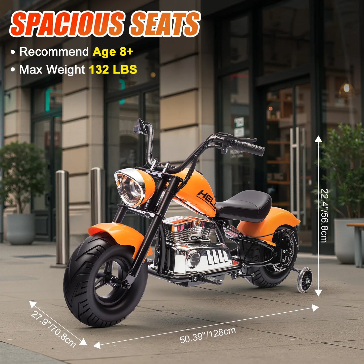 24V Kids Electric Dirt Bike Two Wheeler With Handbrake