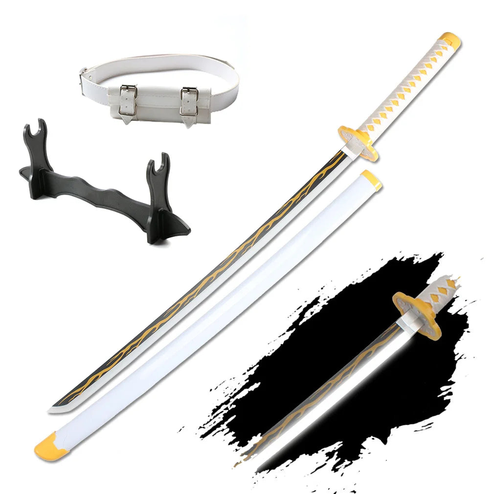 41 Inch Led Light Up Demon Slayer Sword Katana With Belt
