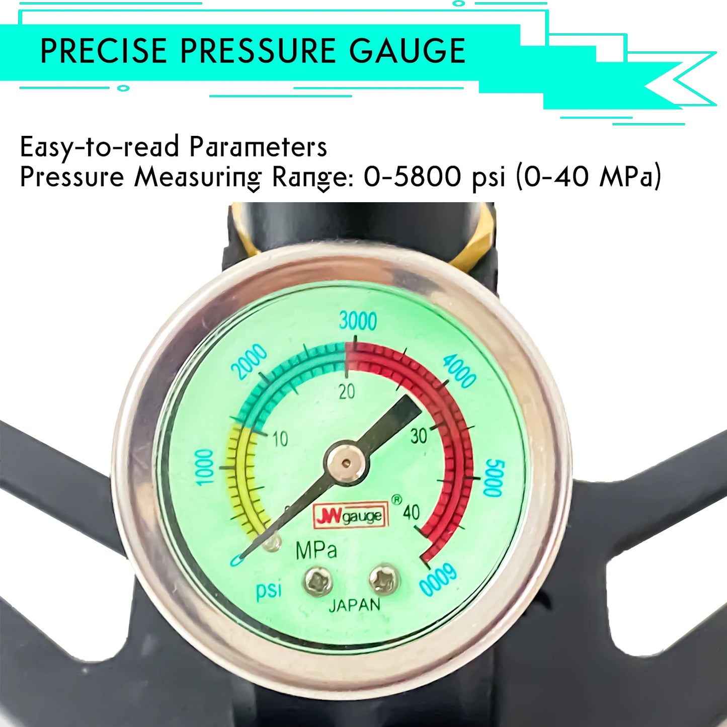 Nuoge 4 Stage PCP Hand Pump High Pressure For HPA Tanks