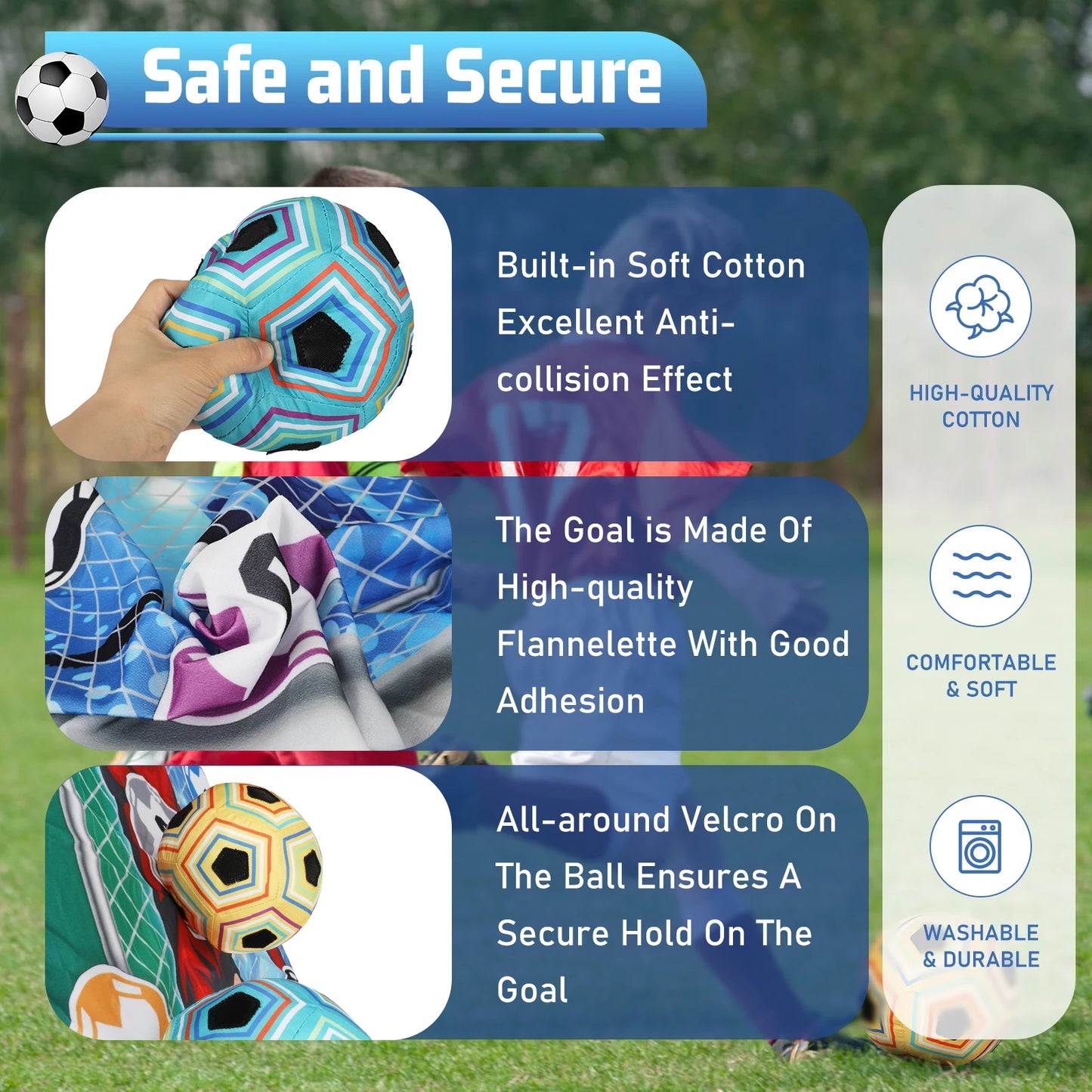 Football Ball Game Set for Kids Indoor Outdoor Soccer Toys