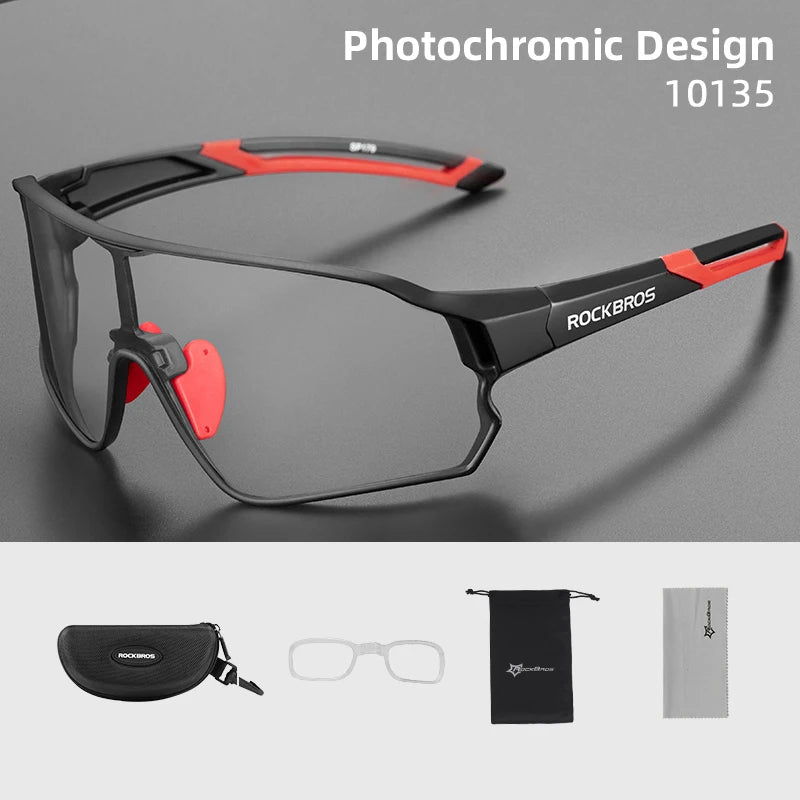 Photochromic Cycling Glasses UV400 Lightweight Flexible