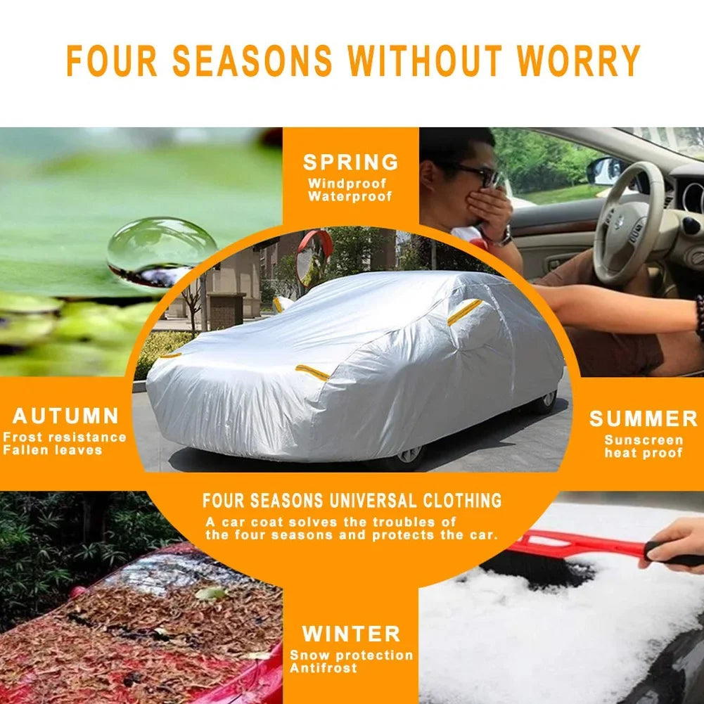 Universal SUV UV Protective Water Proof Full Car Covers
