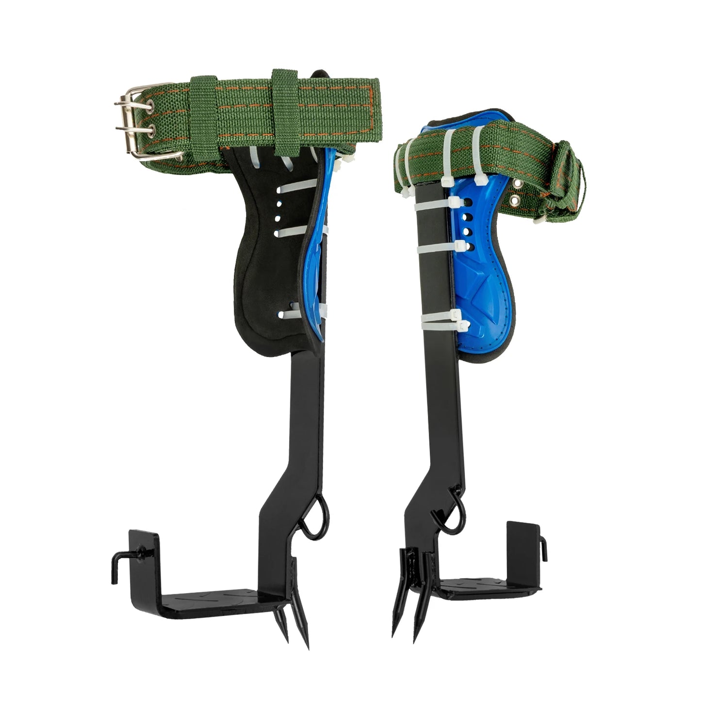 Tree Climbing Spike Set Portable Piercing Tree Climbing Tool with Safety Belt Load 100kg